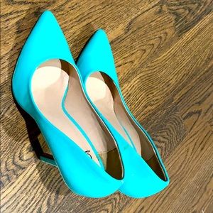 Cute light blue heels